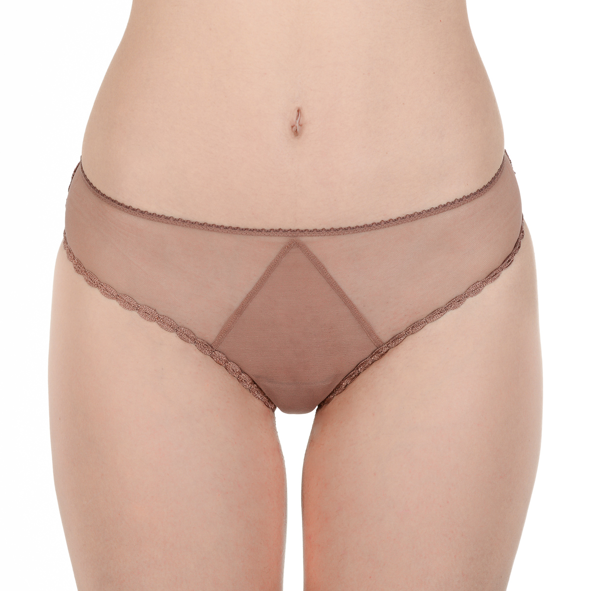 La Perla Top Donna Slip Marrone