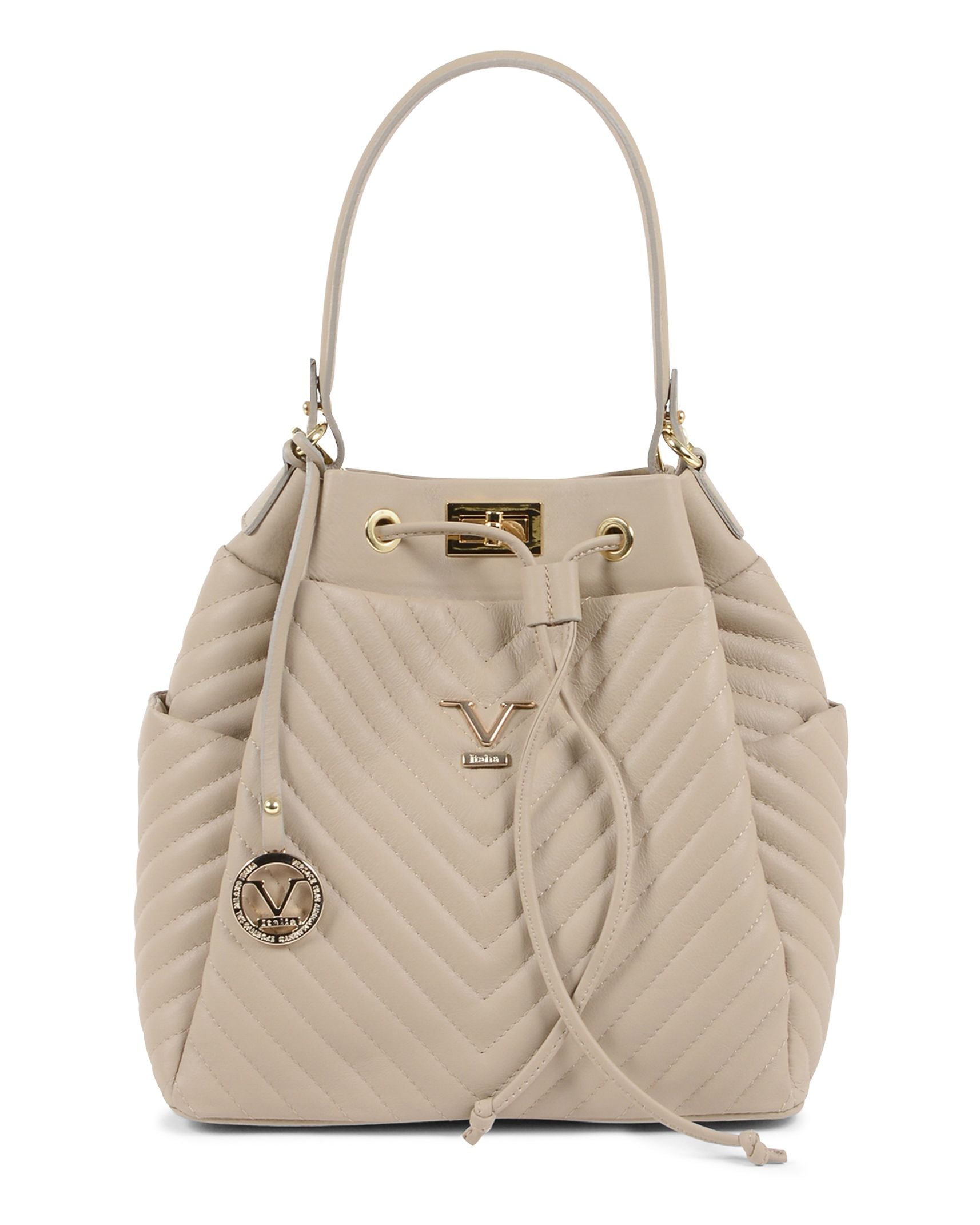V Italia Borsa a tracolla da donna Beige BH10272 52 SAUVAGE MARMO
