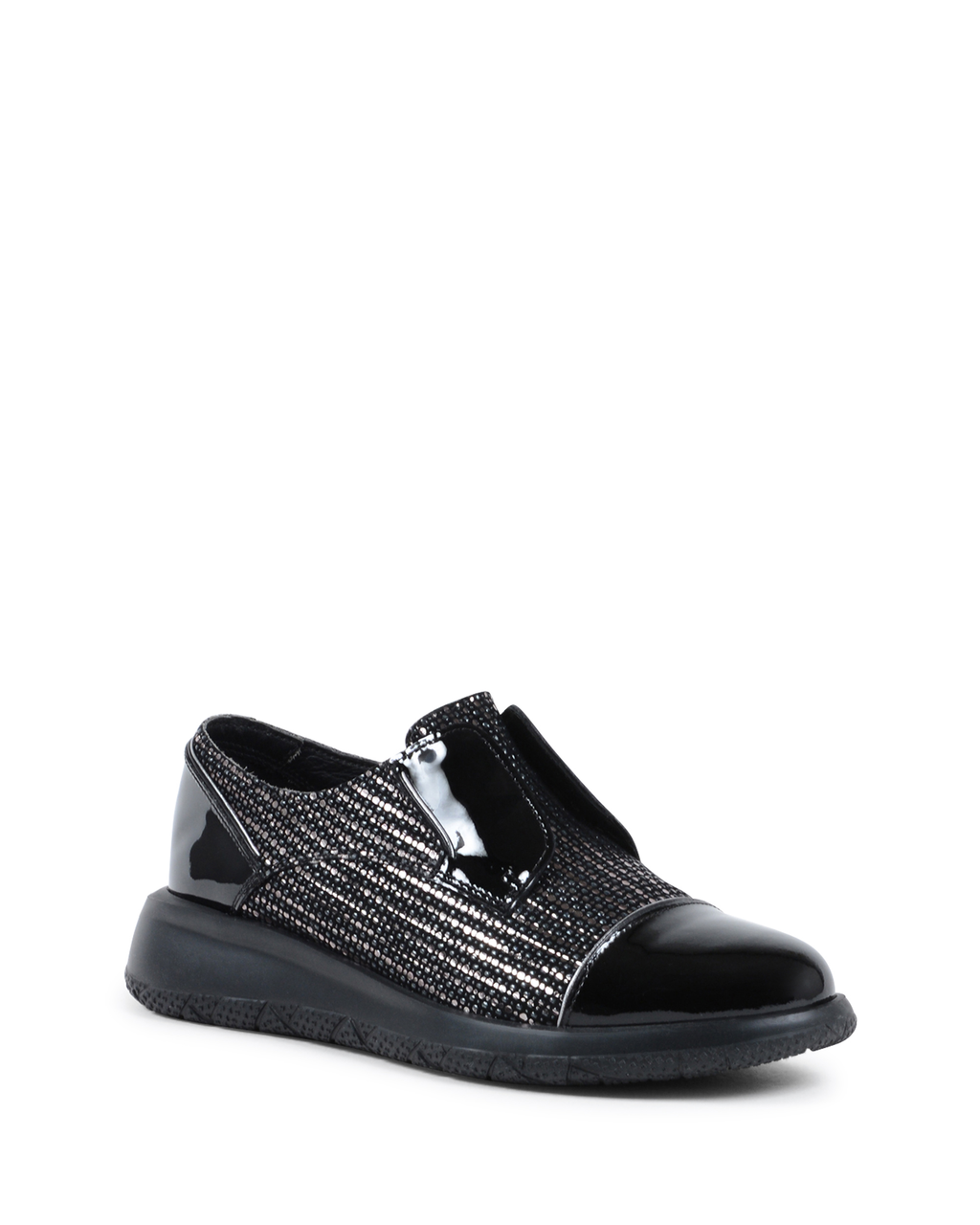 Sneaker Donna Fratelli Rossetti Nera 75685 SWING ARGENTO NERO