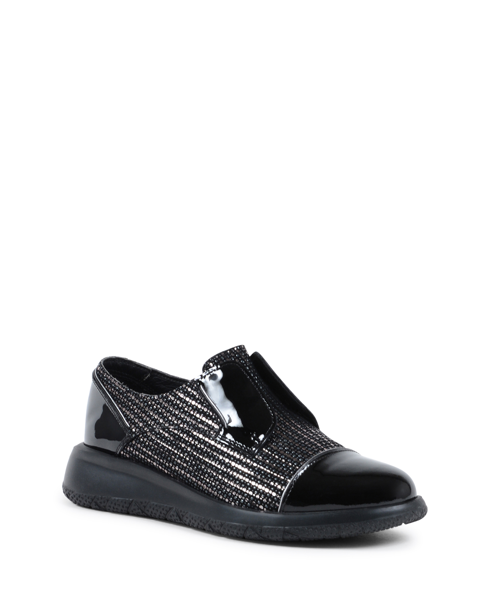 Sneaker Donna Fratelli Rossetti Nera 75685 SWING ARGENTO NERO