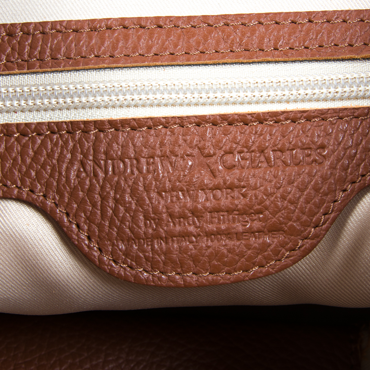 Borsa a mano da donna Andrew Charles marrone KYLE