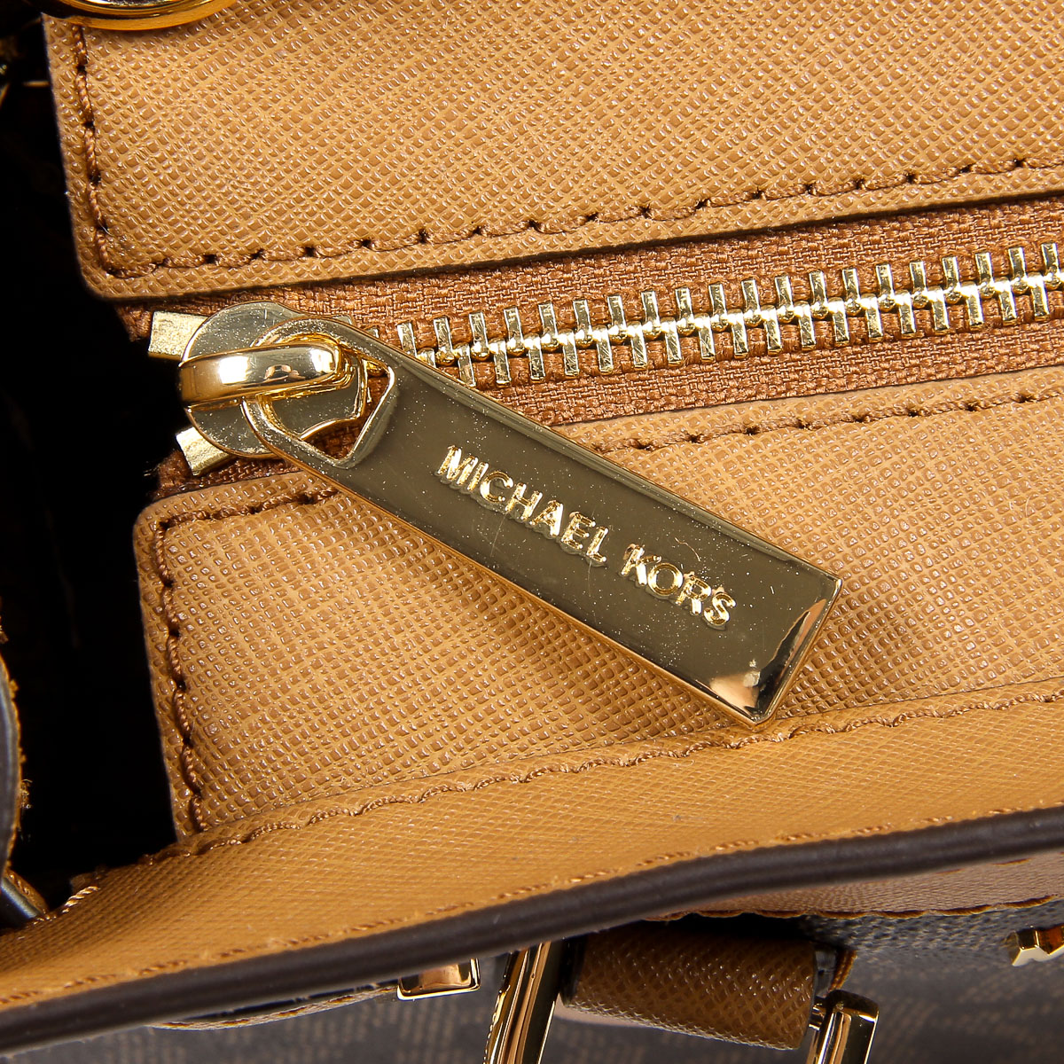 Borsa a mano da donna Michael Kors DILLON 35T7GAIS1B BRN ACORN