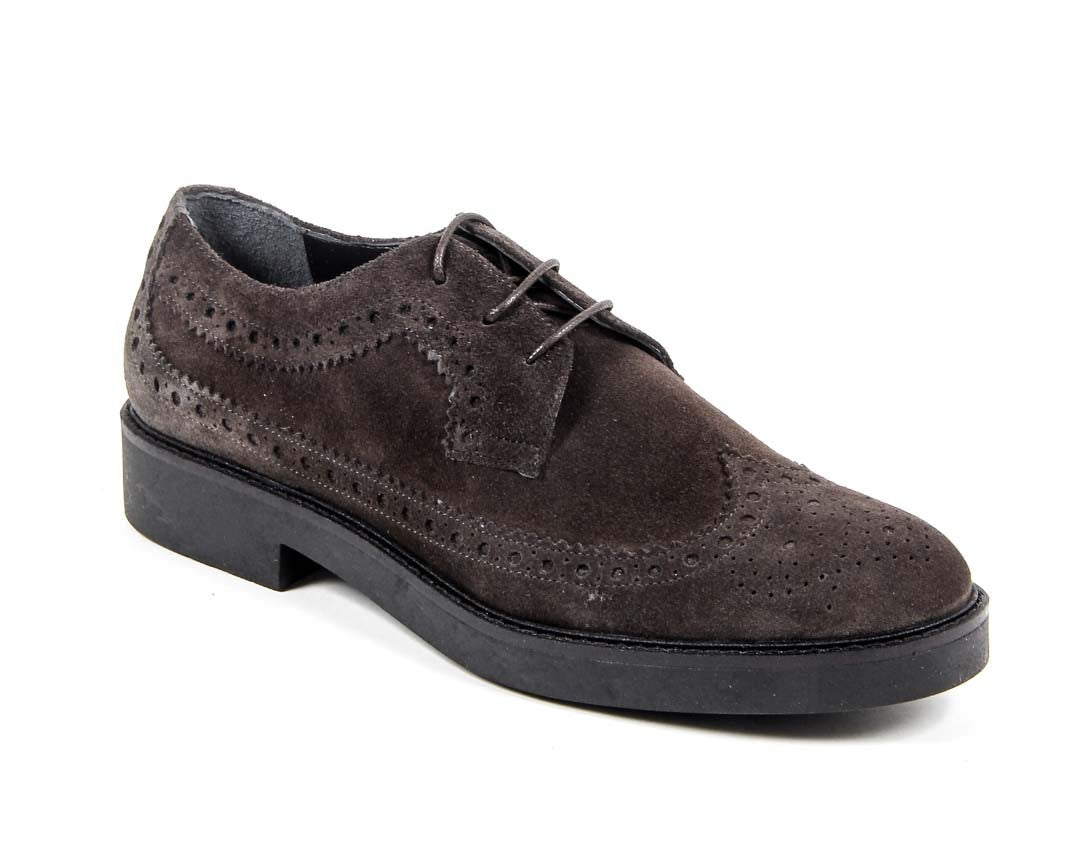V 1969 Italia Scarpa Brogue da Donna B1670 VELOUR TAUPE
