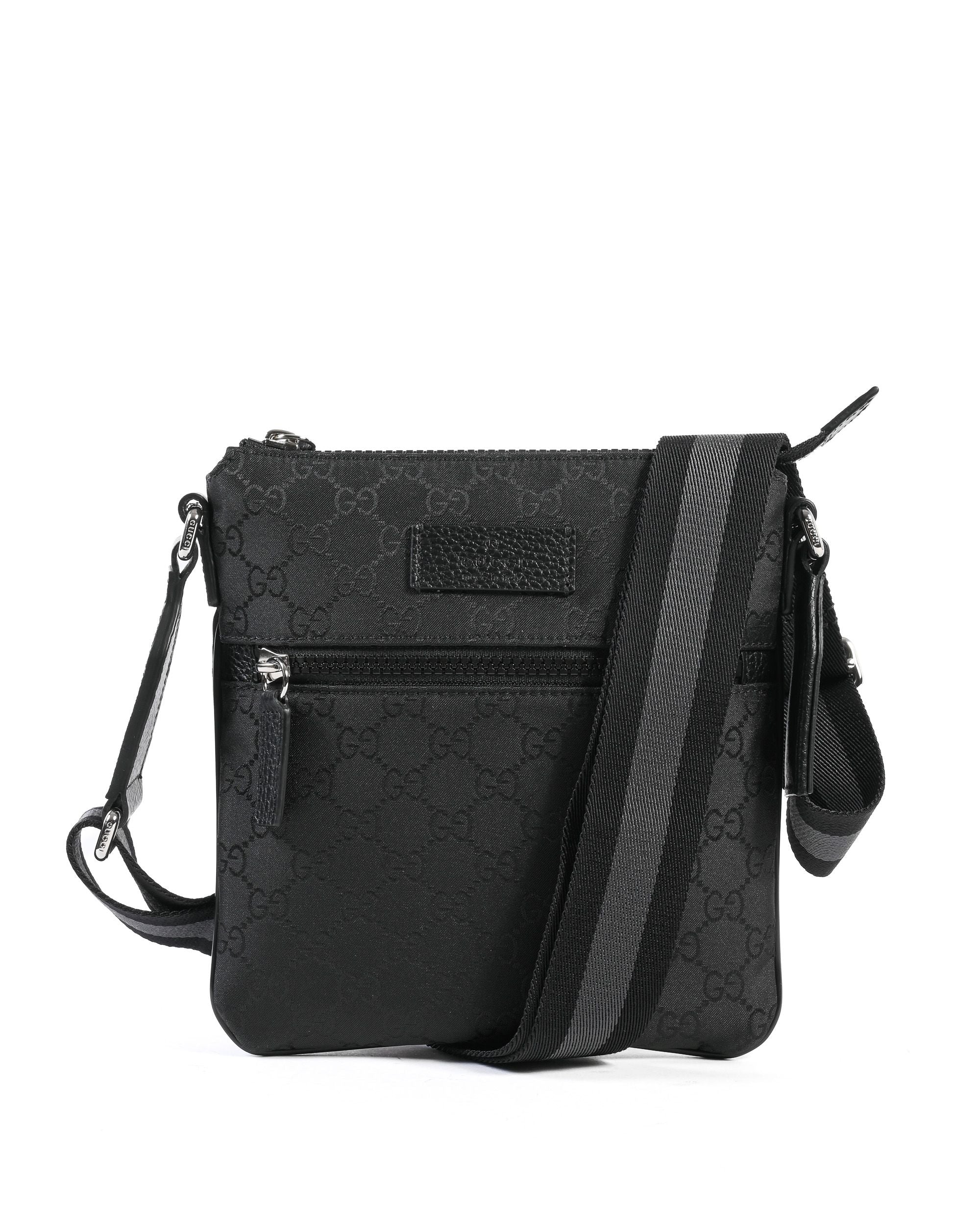 Borsa a tracolla piccola Gucci nera