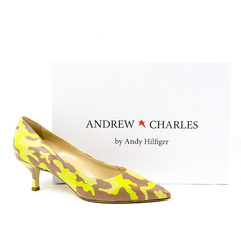 Andrew Charles Scarpe da donna con tacco multicolore ISA