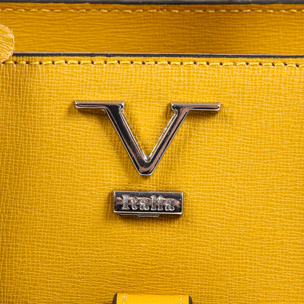 V 1969 Italia Borsa da donna V006-S SAFFIANO SENAPE