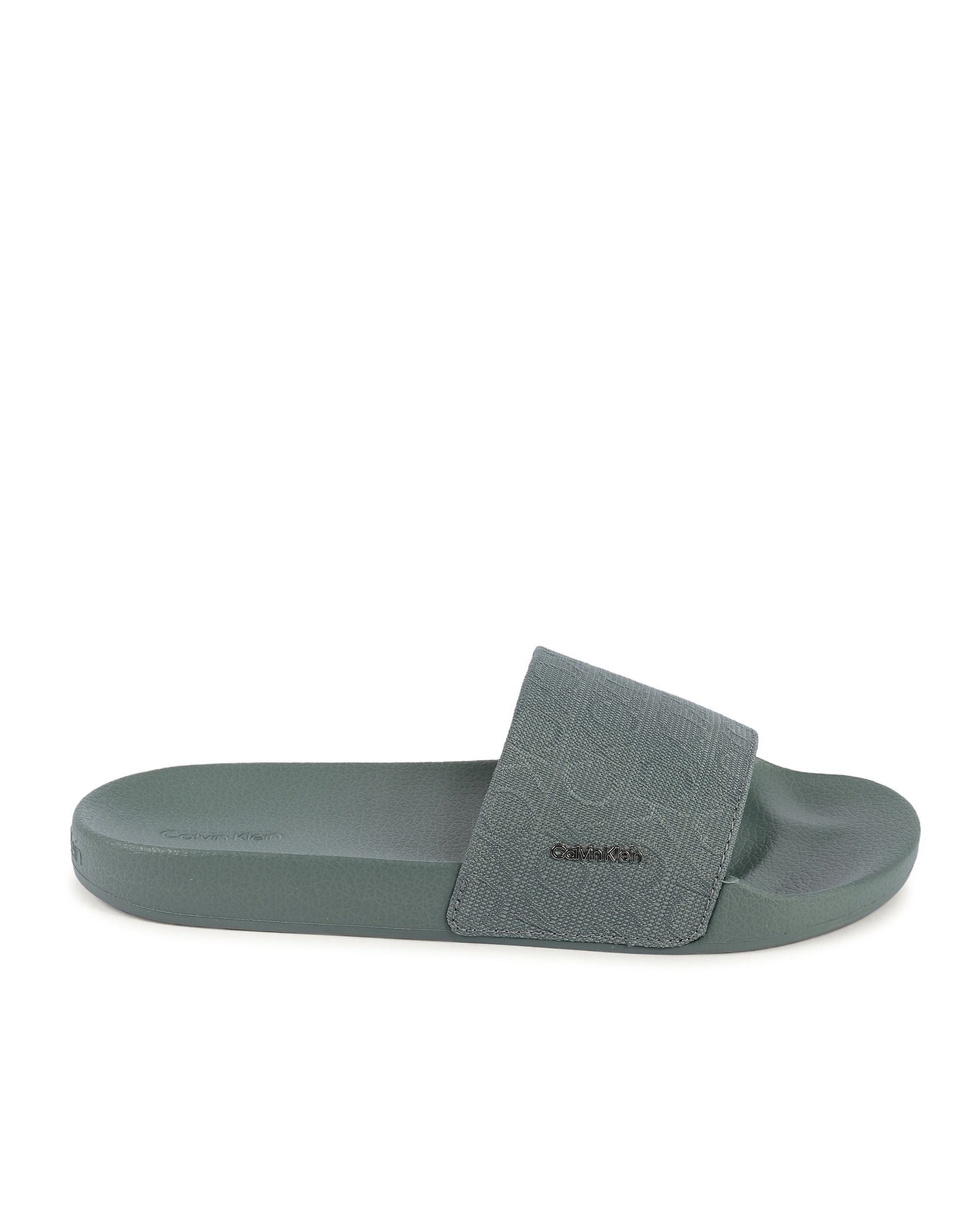 Ciabatte Calvin Klein da donna verdi HW0HW01971MSW