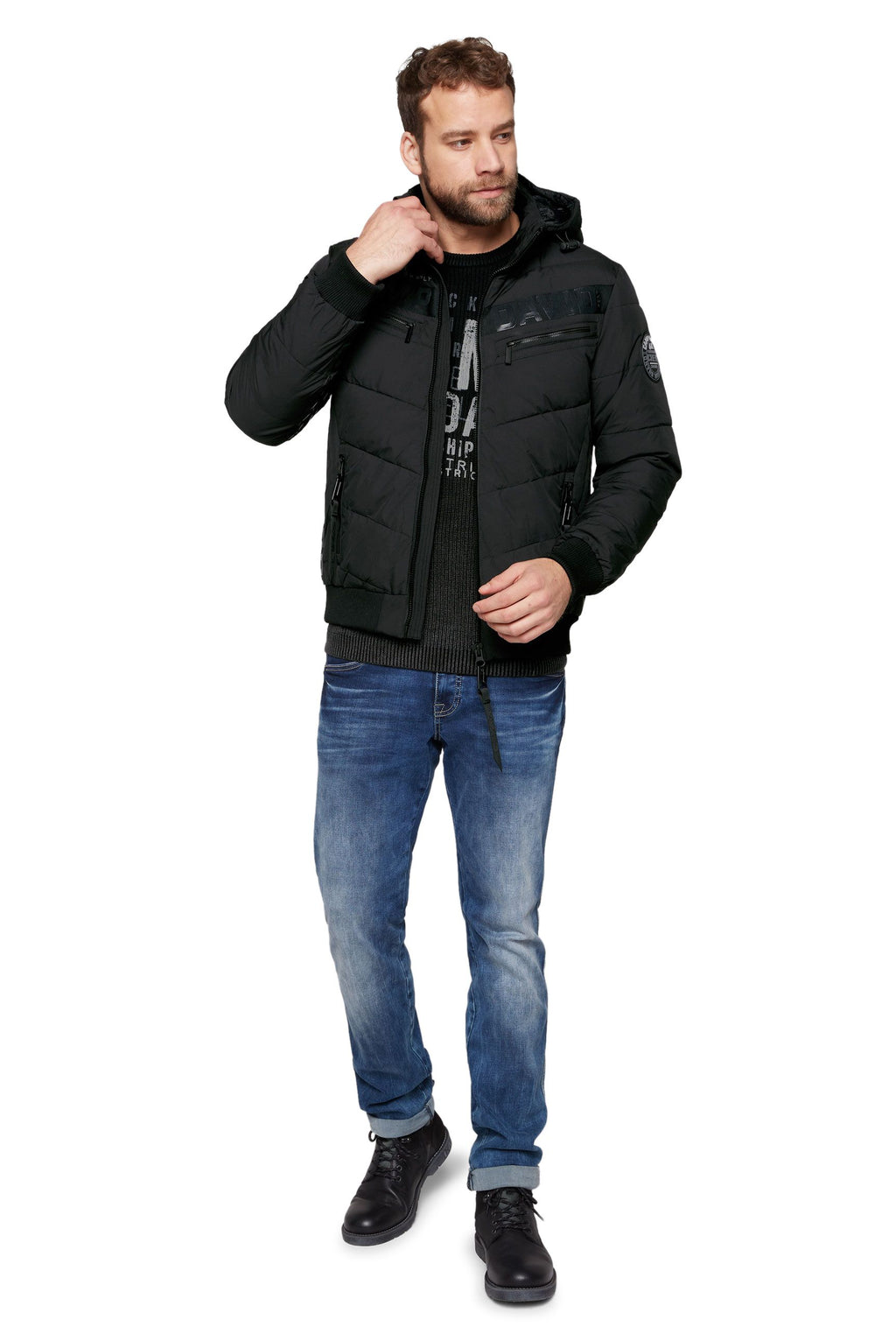 Giacca da uomo Camp David con cappuccio