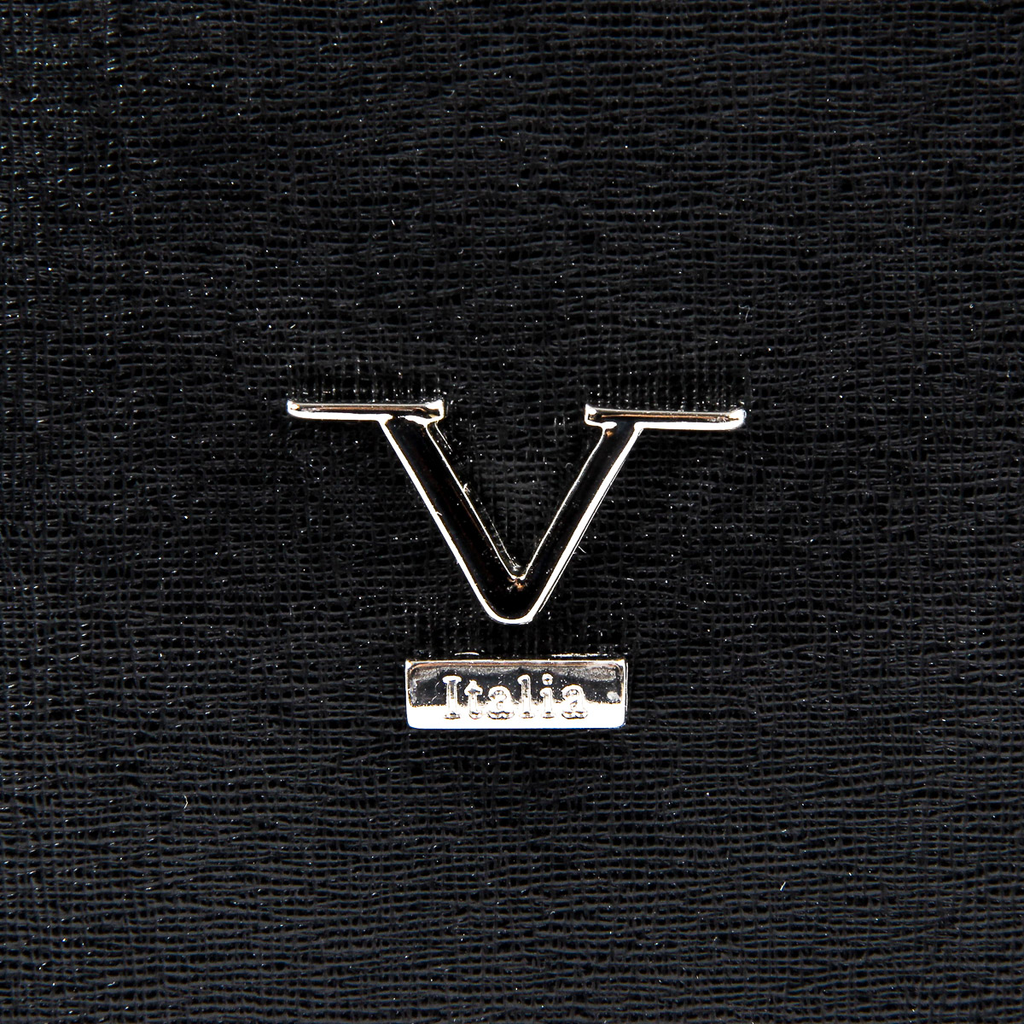 V 1969 Italia Borsa da donna nera VIENNA