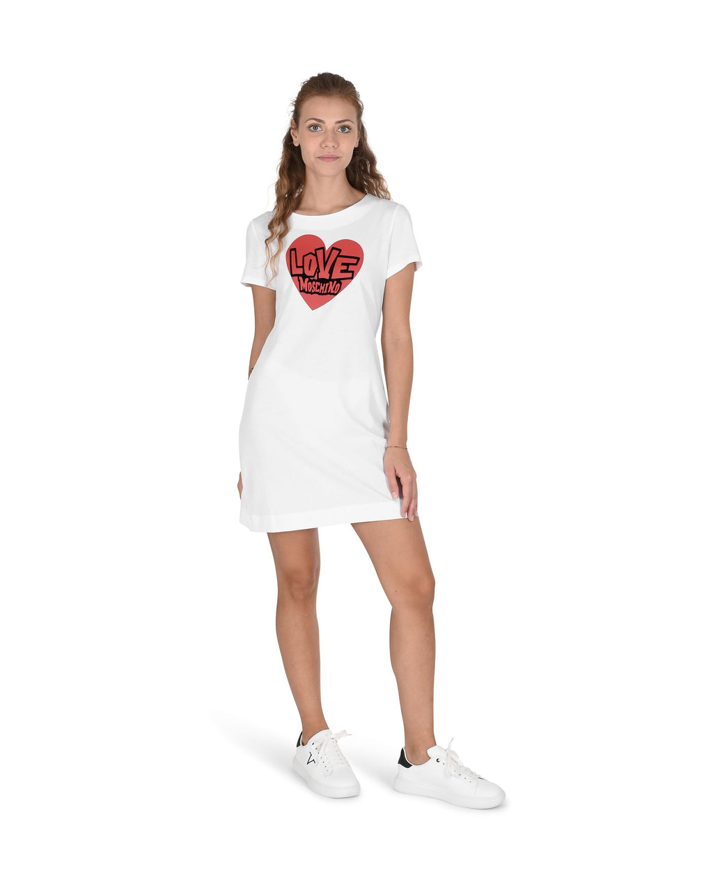 Abito da donna Love Moschino W 5 929 21 M 3876 A00 BIANCO OTTICO