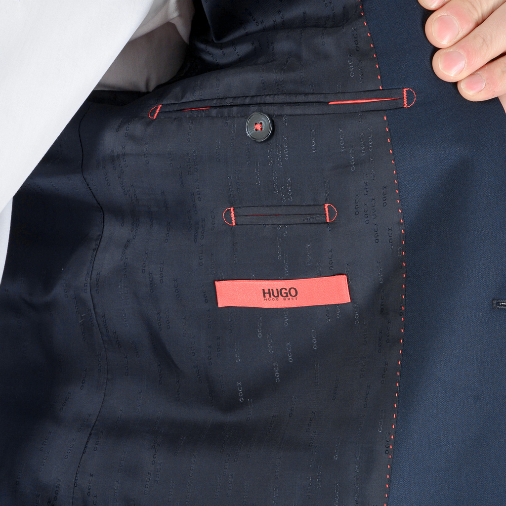 Abito da uomo Hugo Boss blu scuro AERON HAMEN