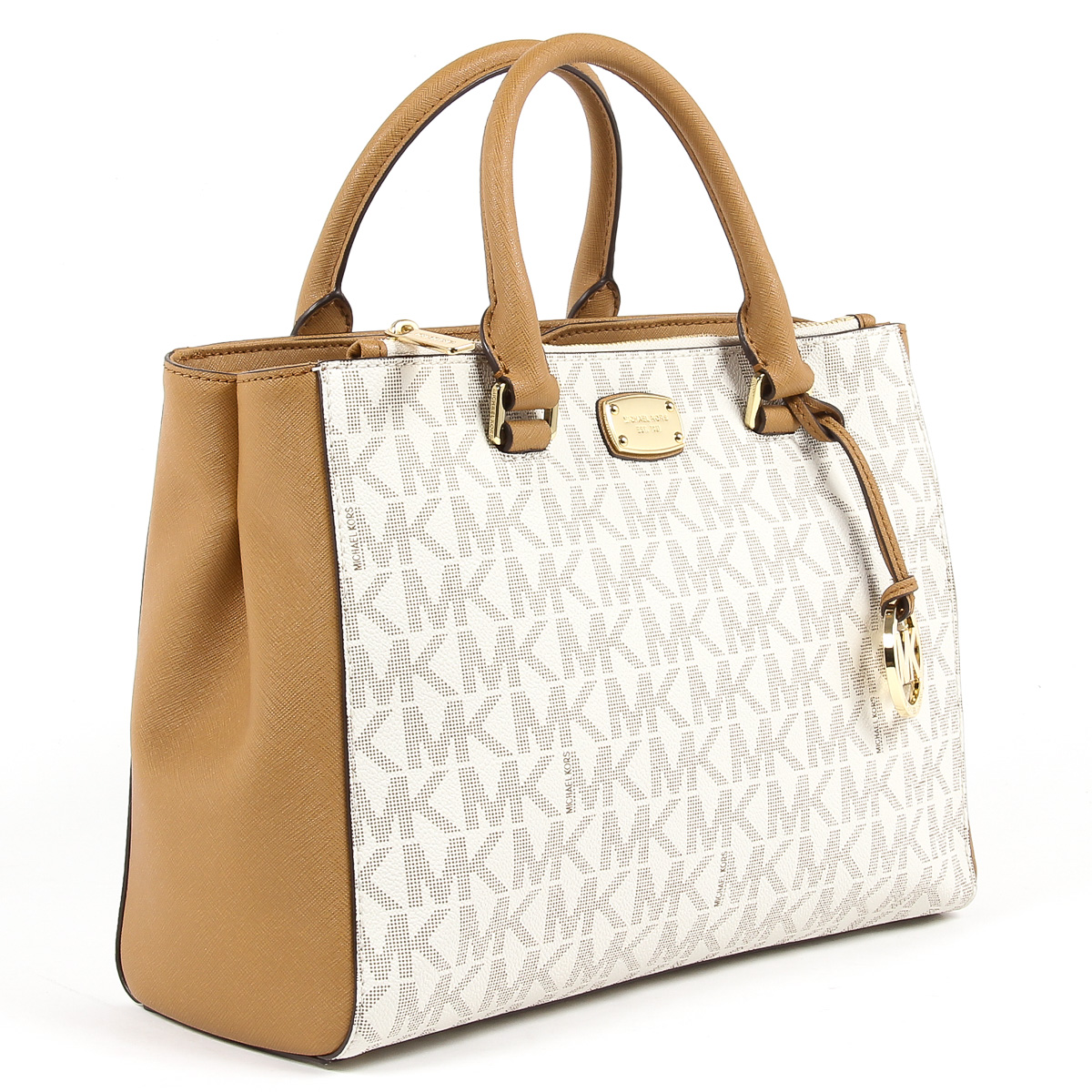 Borsa a mano da donna Michael Kors KELLEN 35S7GSOS2B VANIGLIA ACRN