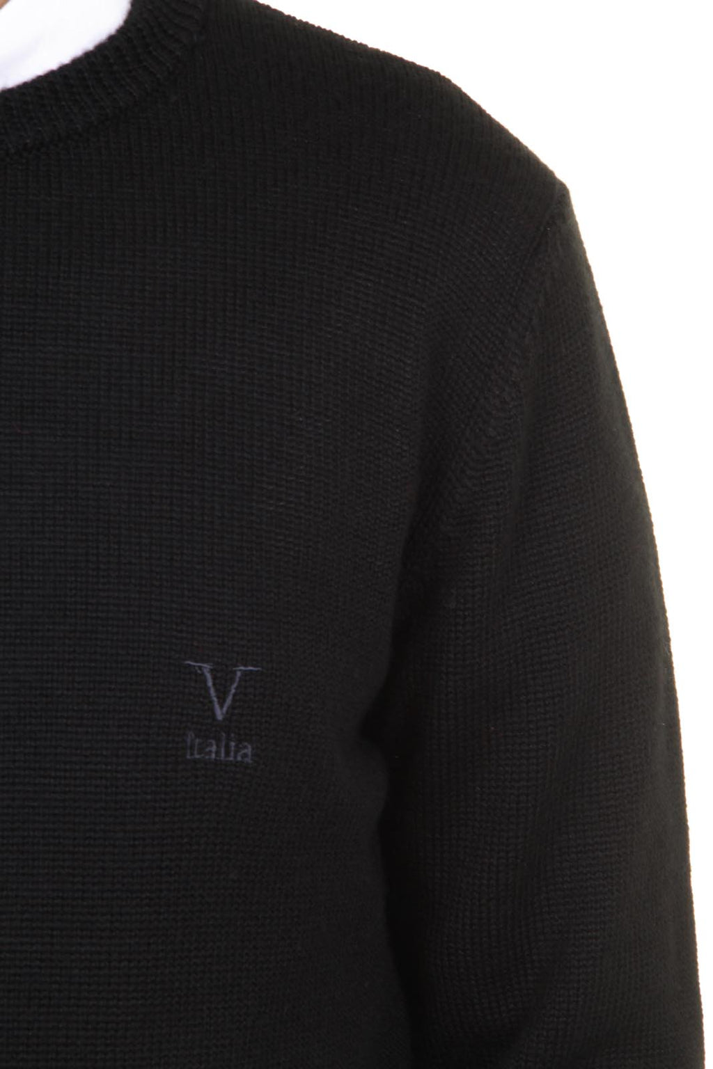 V 1969 Italia maglione girocollo uomo 9802 GIROCOLLO NERO