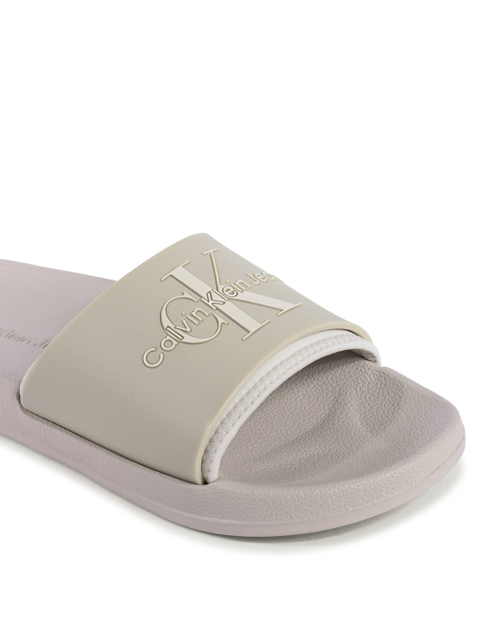Ciabatte Calvin Klein da donna beige YW0YW005850F4