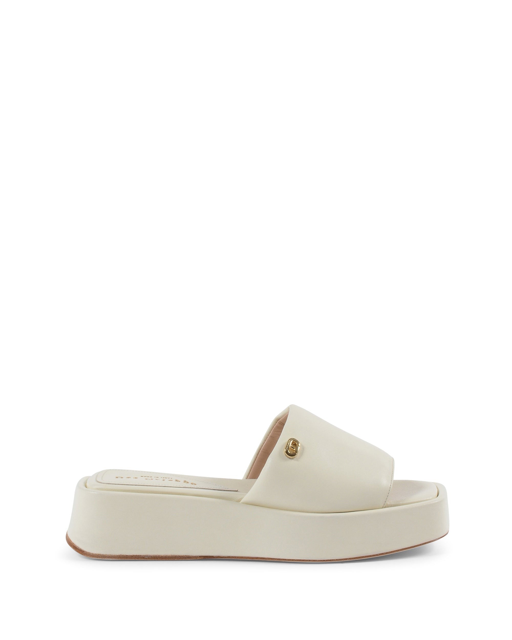 Kimmy Heeled Mule - Crema