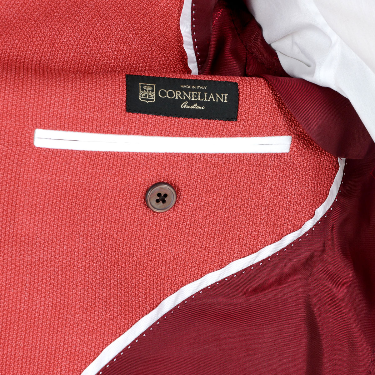 Corneliani Giacca Uomo Maniche Lunghe Corallo