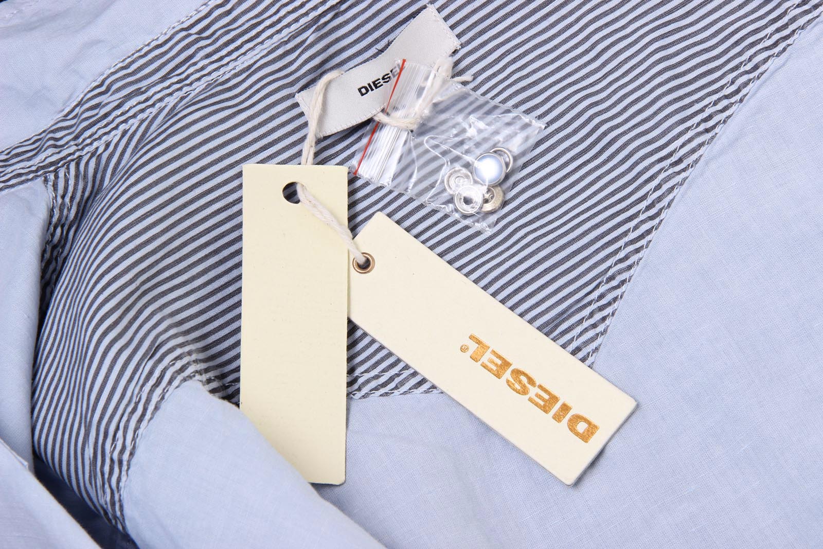 Camicia da uomo Diesel a maniche lunghe S-SULFA 00SGDV 0LAEB 88P