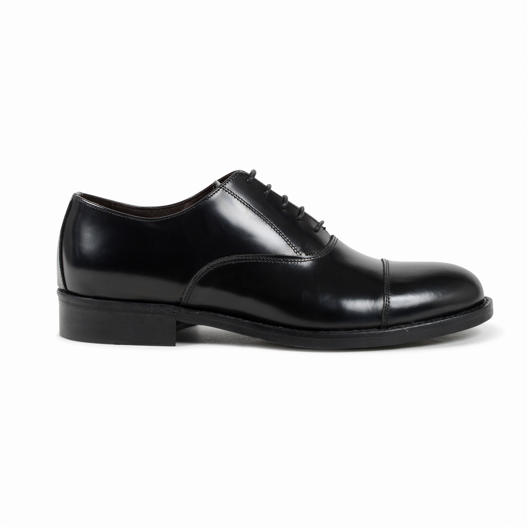 19V69 Italia Mens Classic Shoe Black 913L MP ABRASIVATO NERO