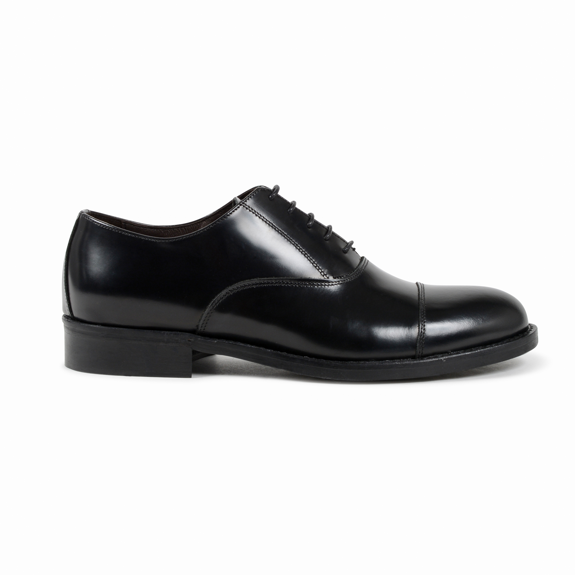 19V69 Italia Mens Classic Shoe Black 913L MP ABRASIVATO NERO