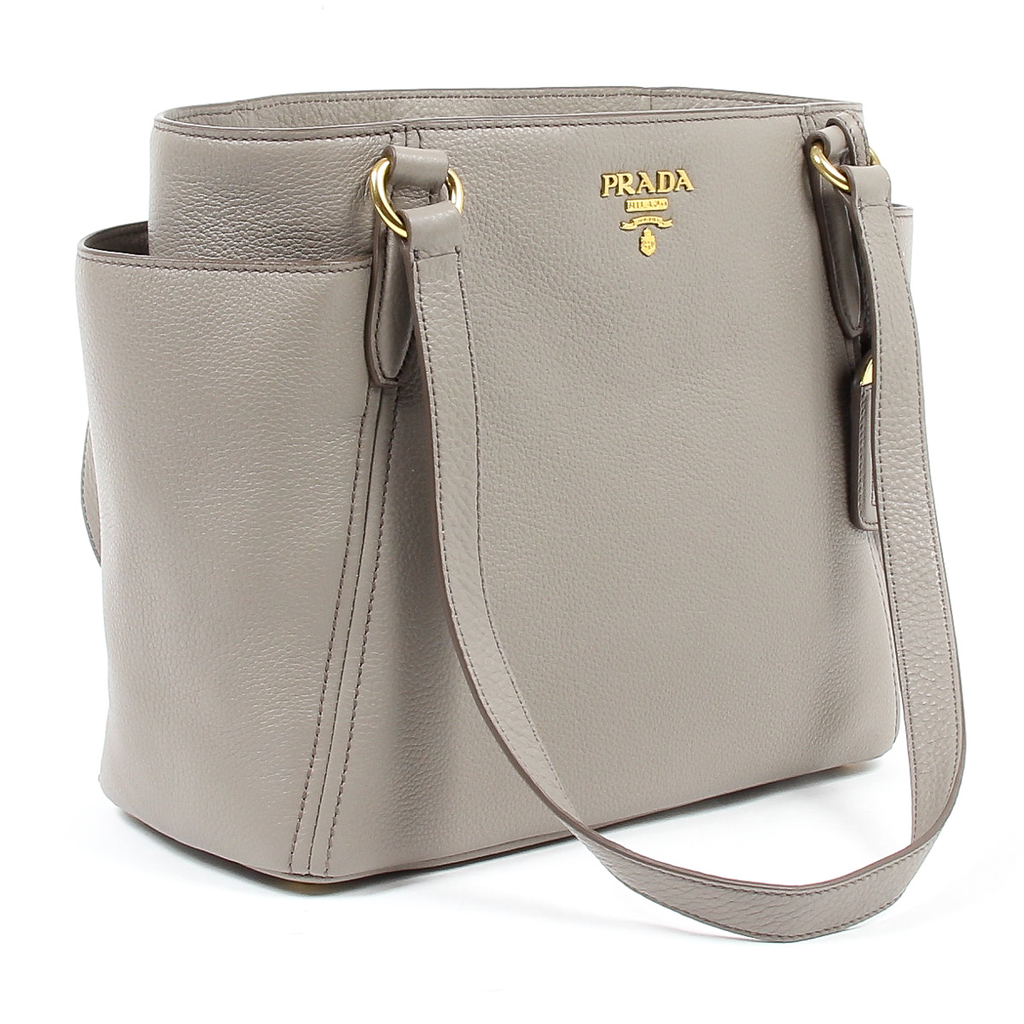 Borsa a mano Prada da donna 1BG113 UWL F0572 ARGILLA VIT DAINO