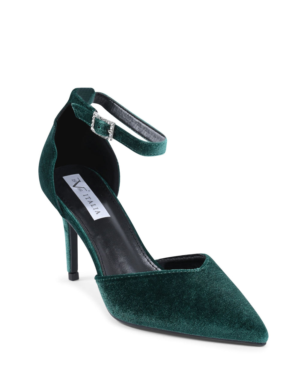 19V69 Italia Scarpe da donna con cinturino alla caviglia Verde F0110 VERDE
