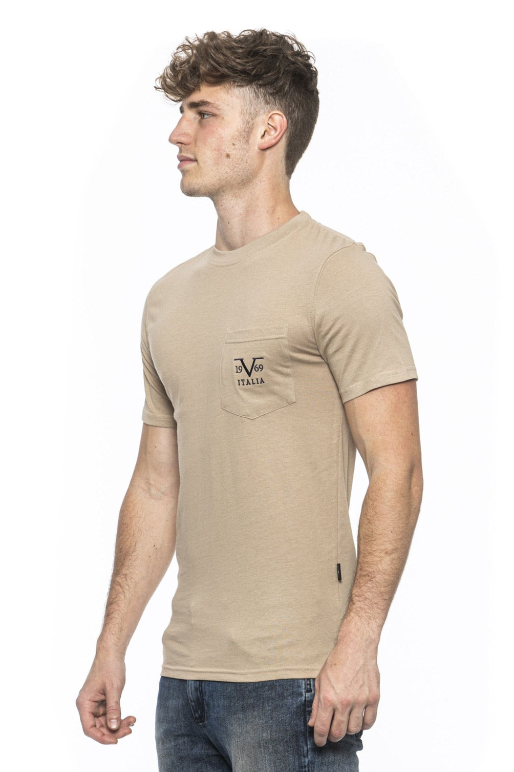 19V69 Italia T-Shirt Uomo Beige IVAN BEIGE