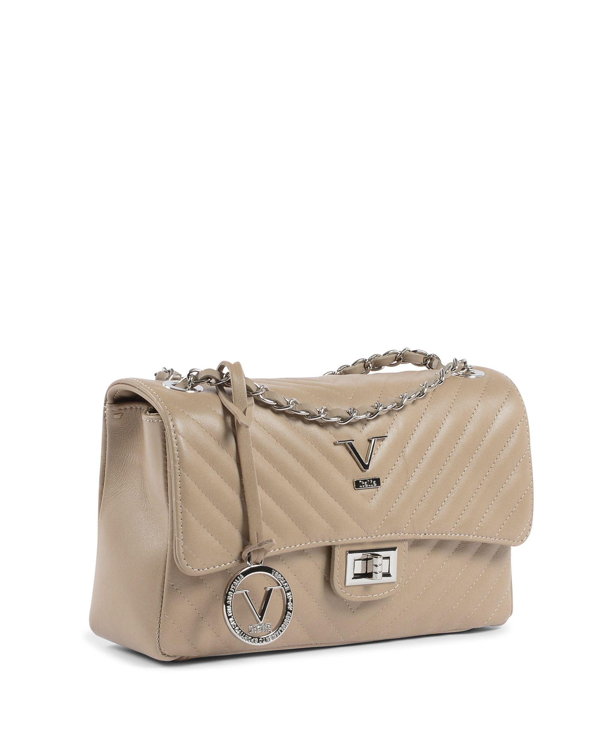 V Italia Borsa da donna Taupe V0116 SAUVAGE TAUPE