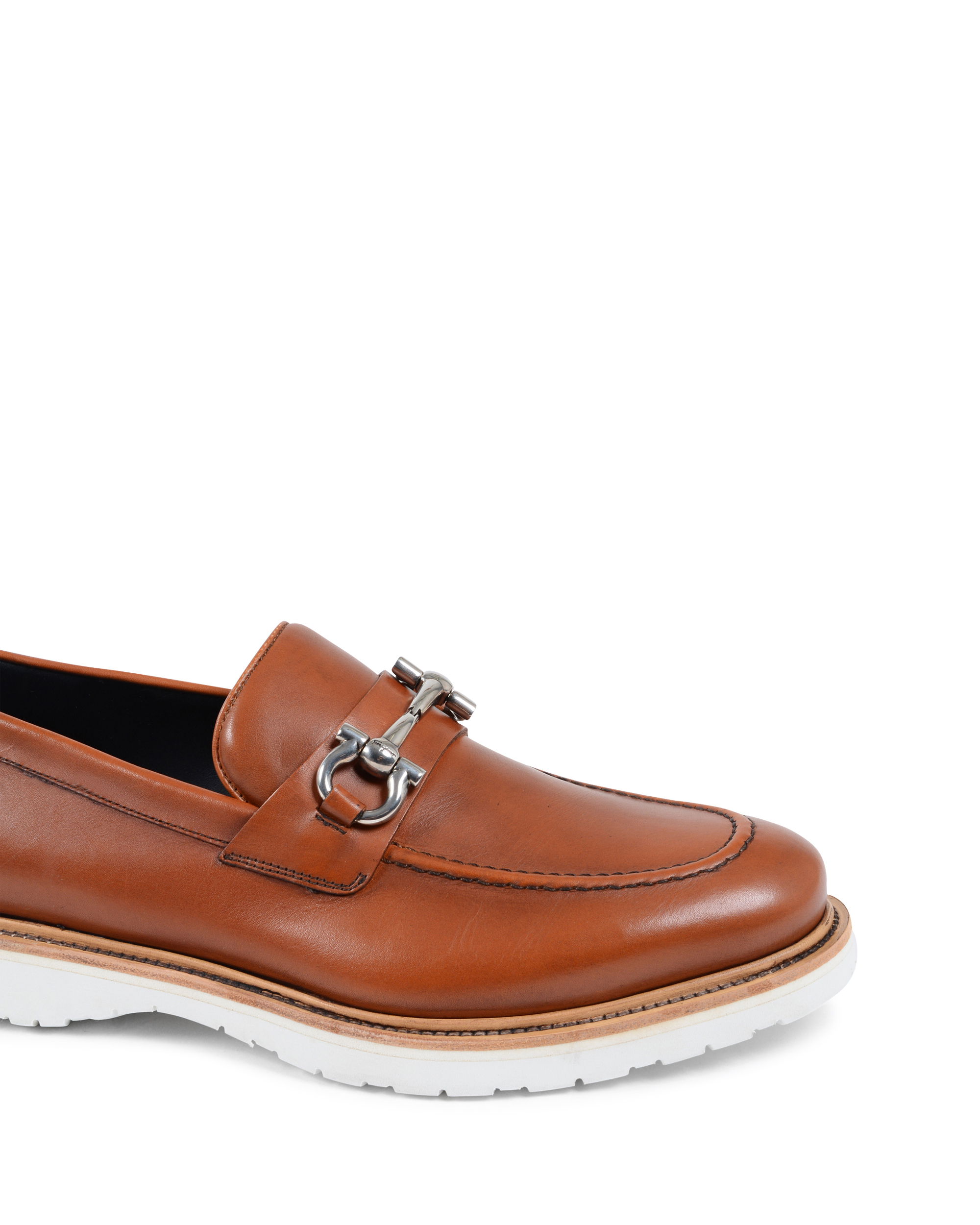 Salvatore Ferragamo Mocassini da uomo color cuoio COLLIN