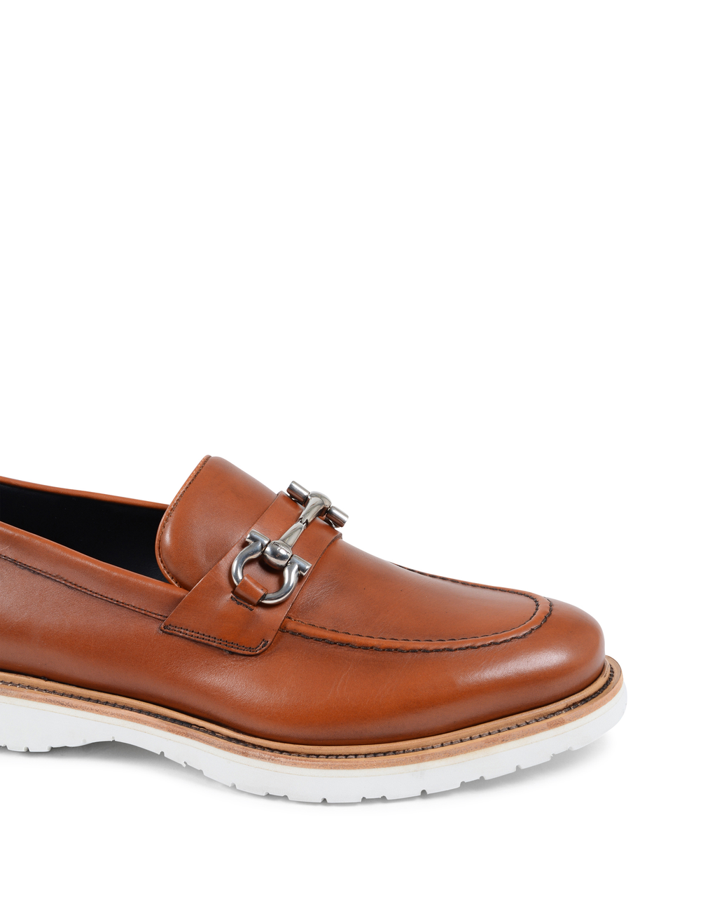 Salvatore Ferragamo Mocassini da uomo color cuoio COLLIN