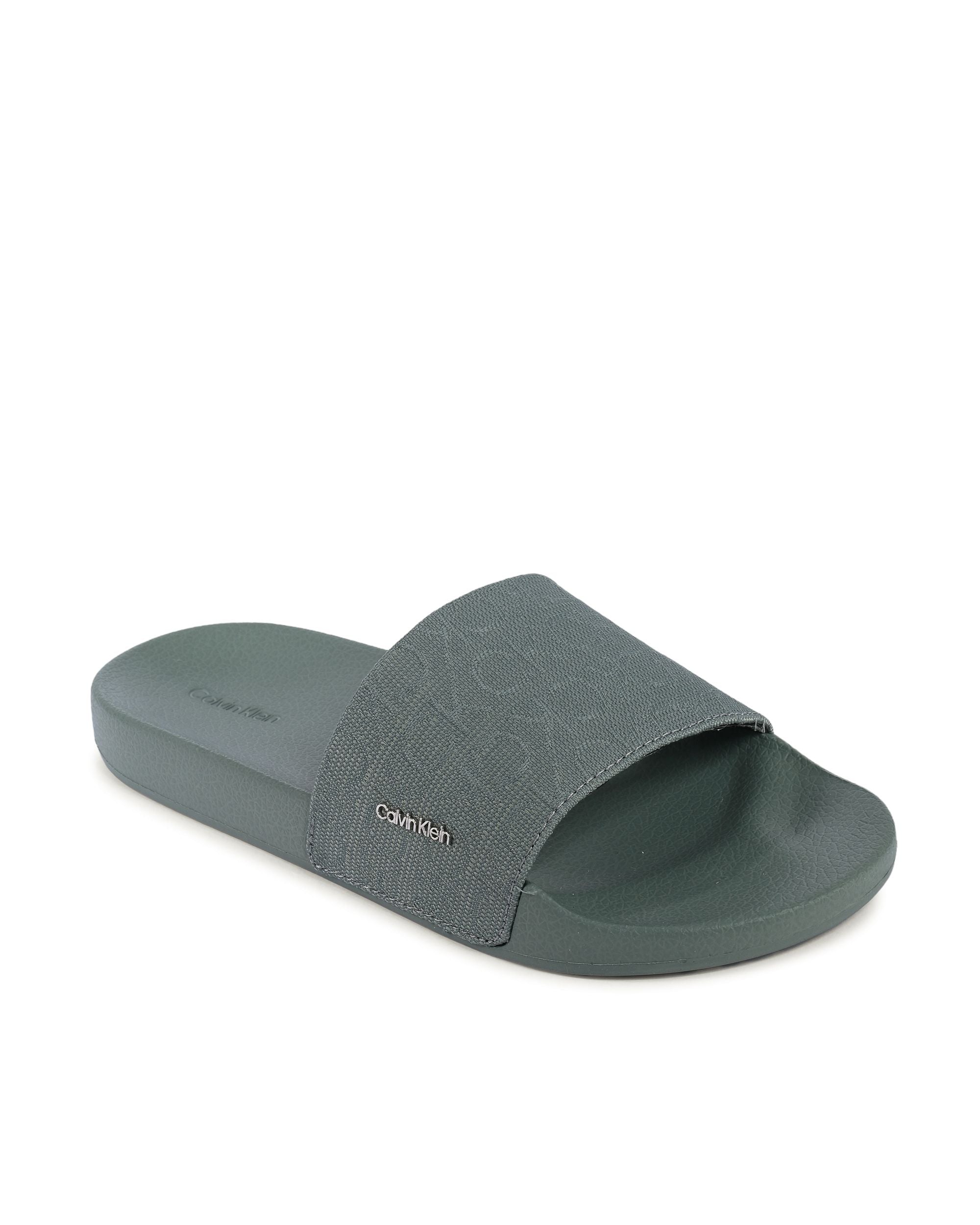 Ciabatte Calvin Klein da donna verdi HW0HW01971MSW
