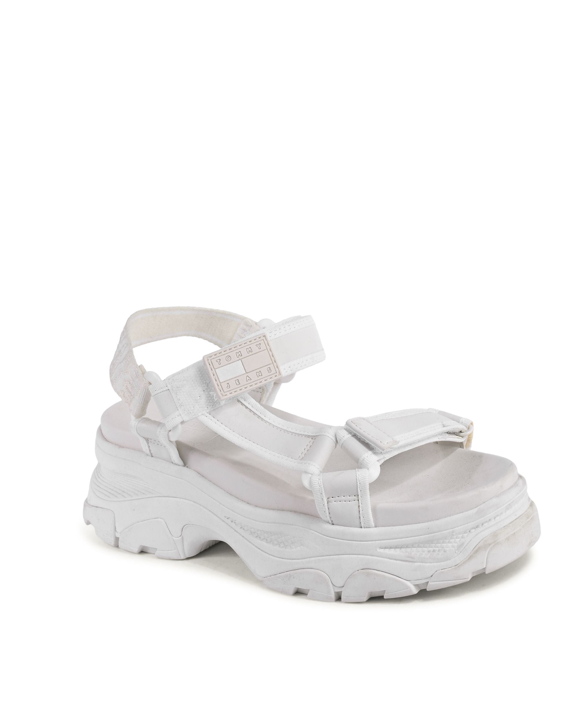 Sandalo da donna Tommy Hilfiger bianco EN0EN020740K4
