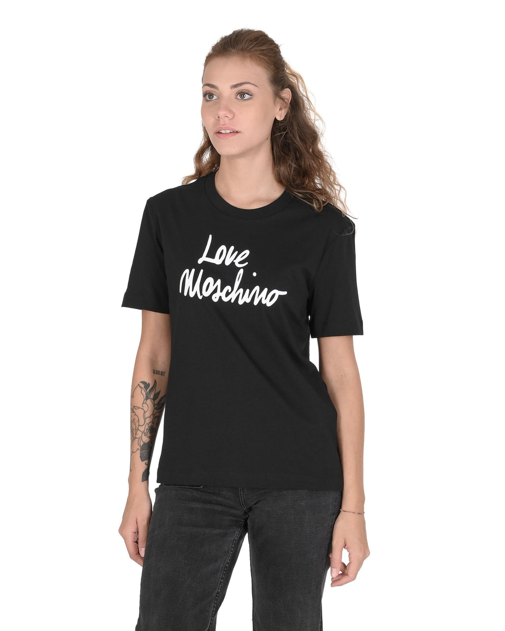 T-shirt da donna Love Moschino W 4 H06 18 M 3876 C74 NERO