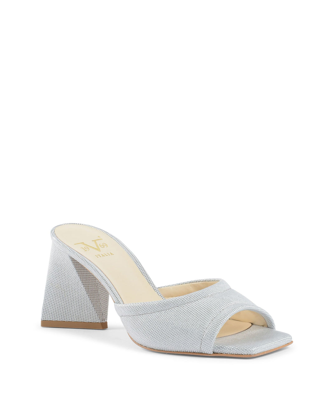 Sandalo Donna 19V69 Italia Argento SIMONA STAMP. ROMBI ARGENTO