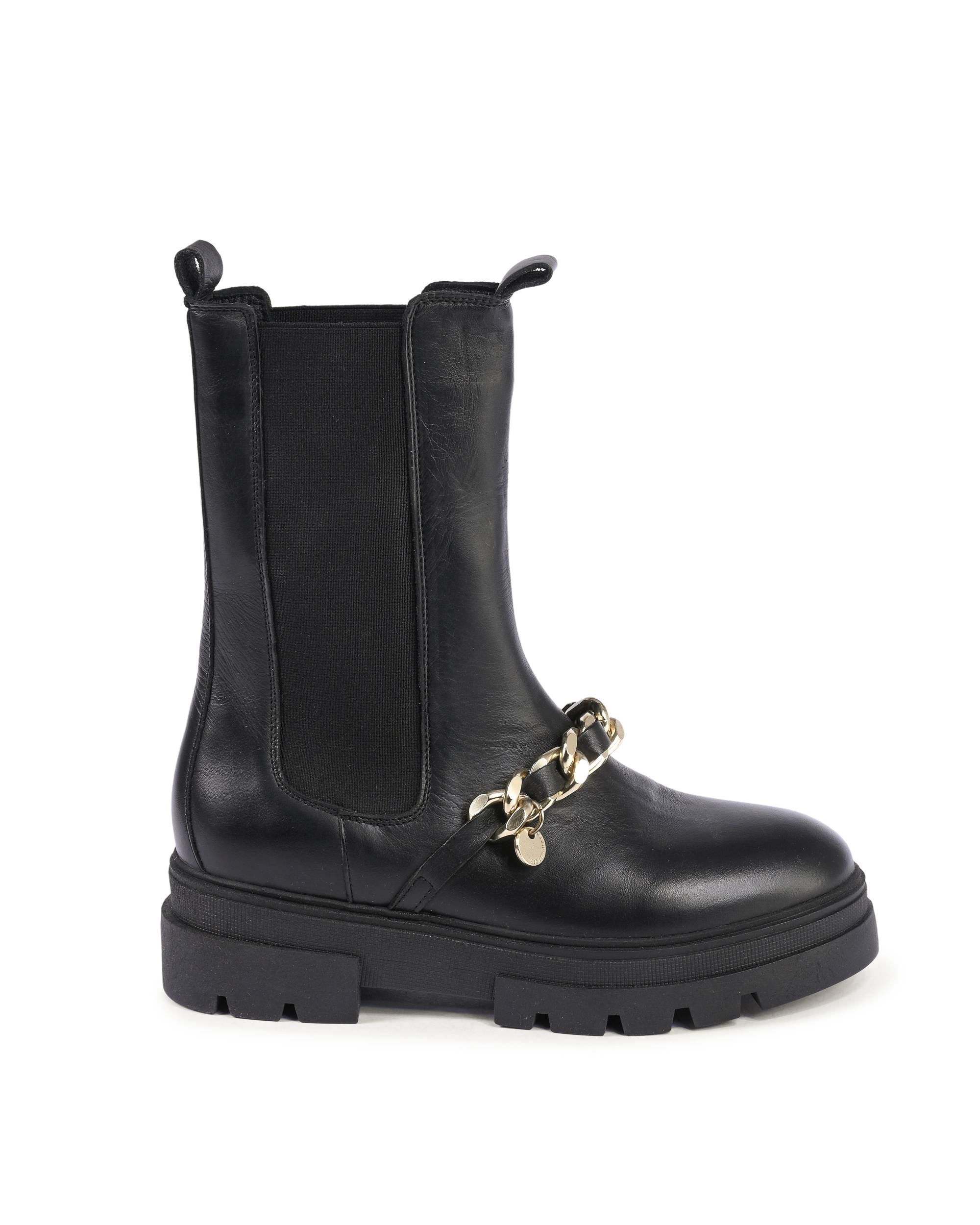 Tommy Hilfiger Stivali da donna NERO FW0FW07046BDS