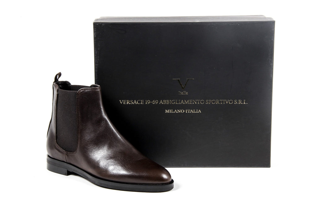 V 1969 Italia Stivaletto Donna B1578 VITELLO MARRONE