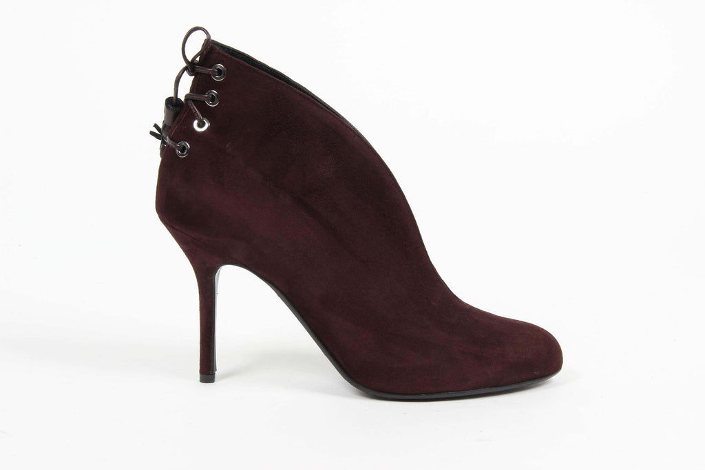 Stivaletto Donna V 1969 Italia G078 CAMOSCIO BORDO' 23