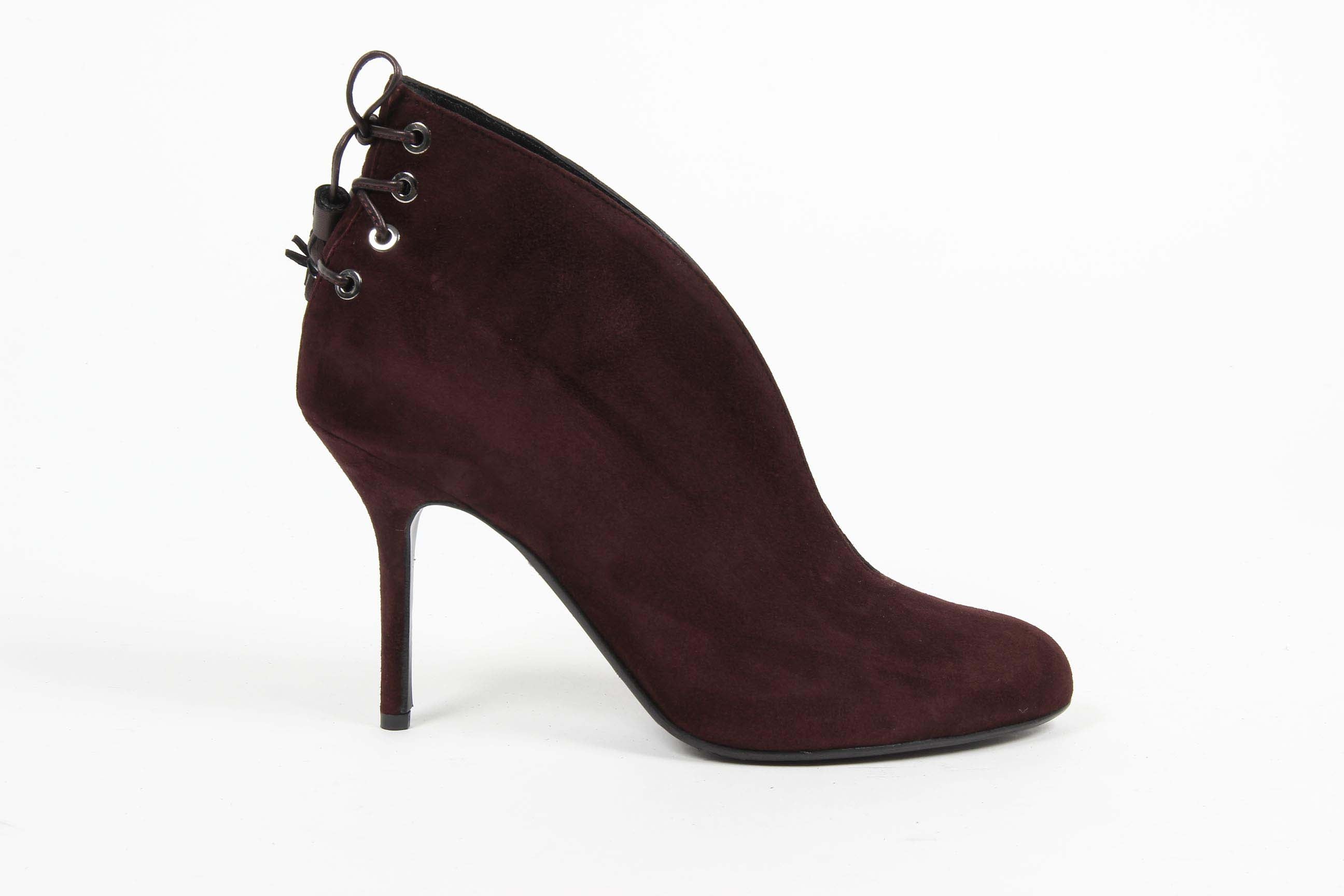Stivaletto Donna V 1969 Italia G078 CAMOSCIO BORDO' 23