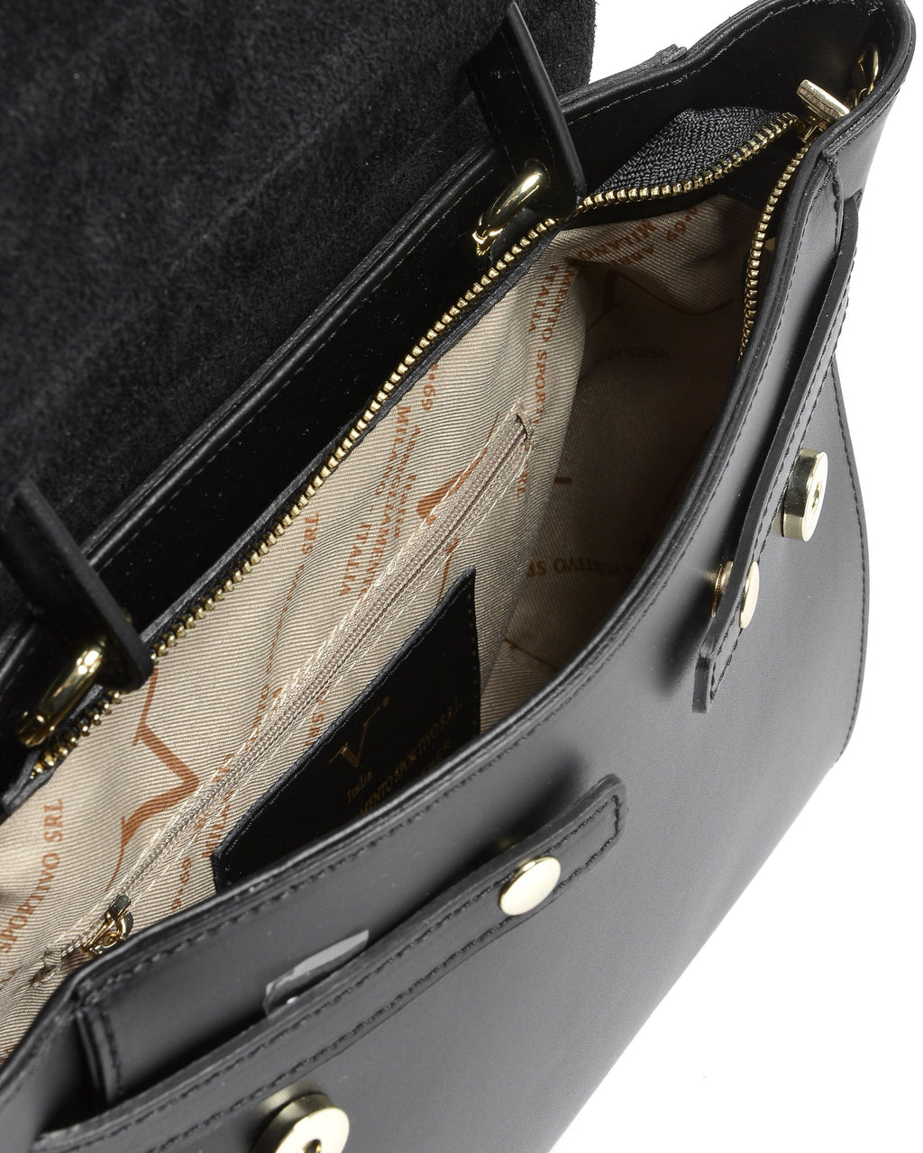 V Italia Borsa a mano da donna V030-G RUGA NERO