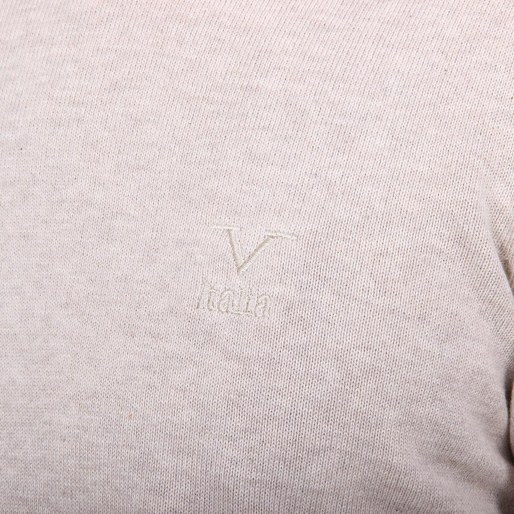 V 1969 Italia Maglione da uomo a maniche lunghe con scollo tondo