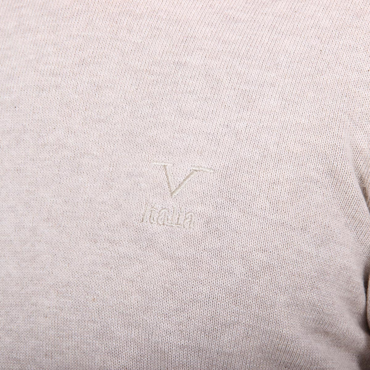 V 1969 Italia Maglione da uomo a maniche lunghe con scollo tondo