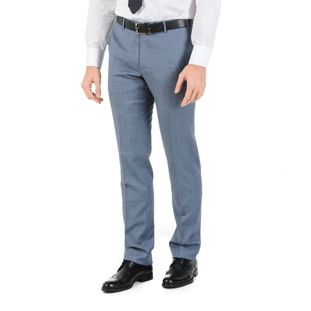 Abito da uomo Corneliani maniche lunghe azzurro Super 110's