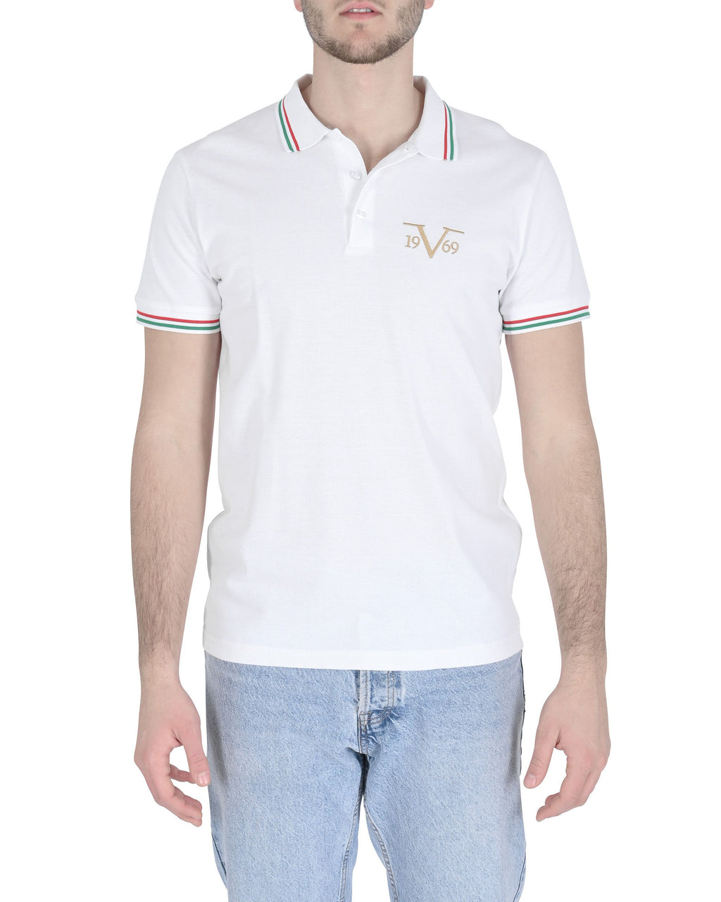 19V69 Italia Polo Uomo OLAF BIANCO