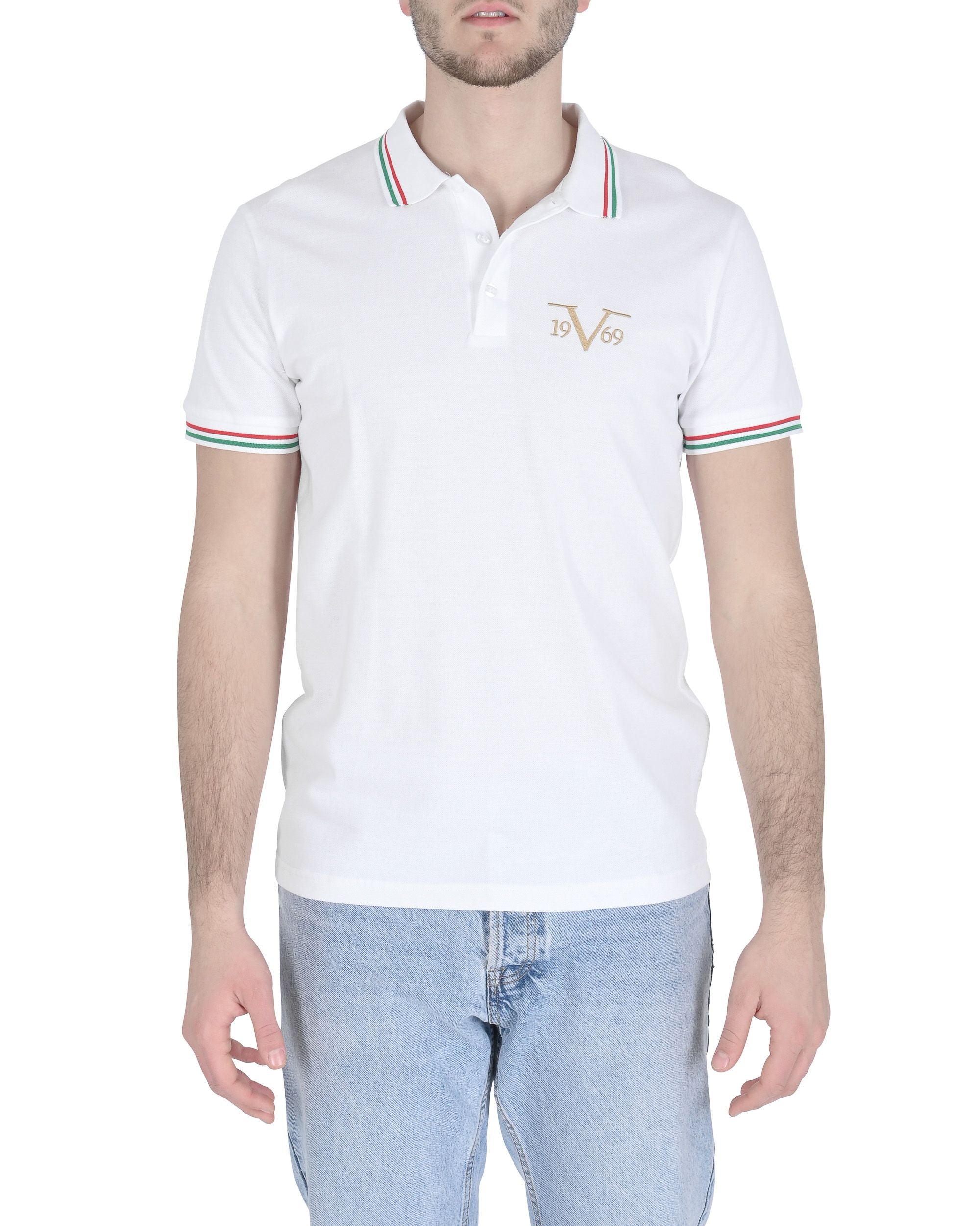 19V69 Italia Polo Uomo OLAF BIANCO