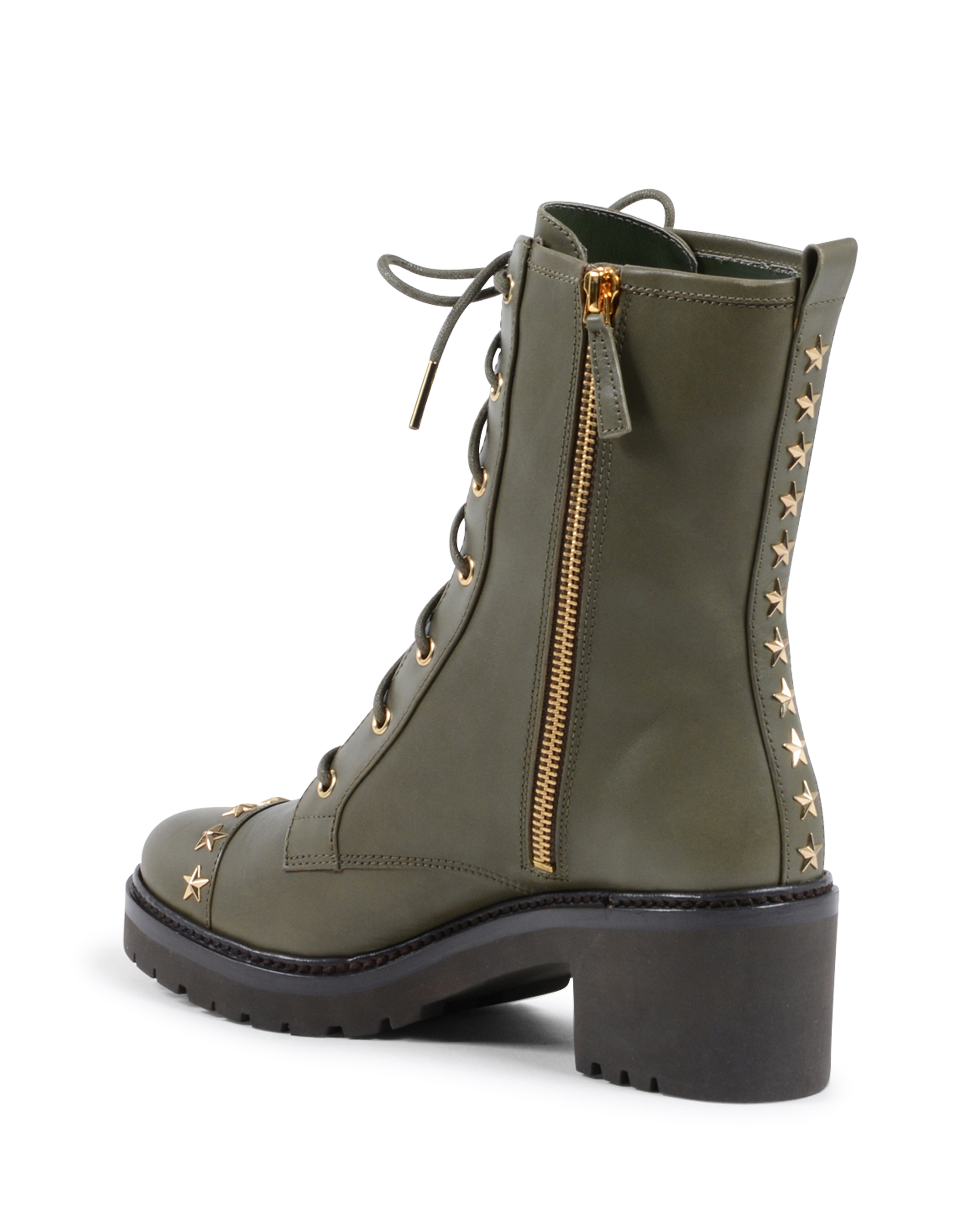 Stivaletto corto da donna Michael Kors verde CODY
