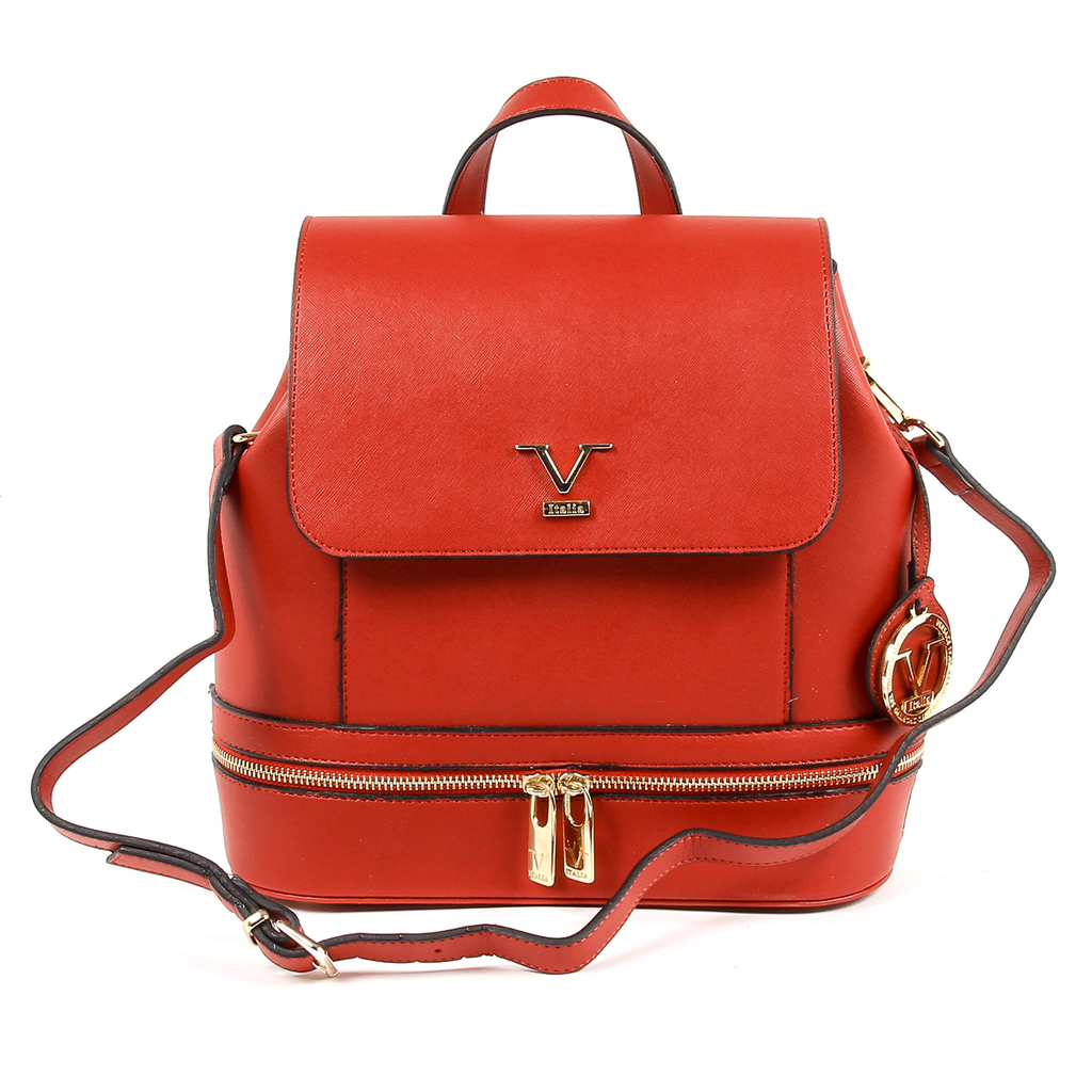 V 1969 Italia Zaino da donna rosso STEFY