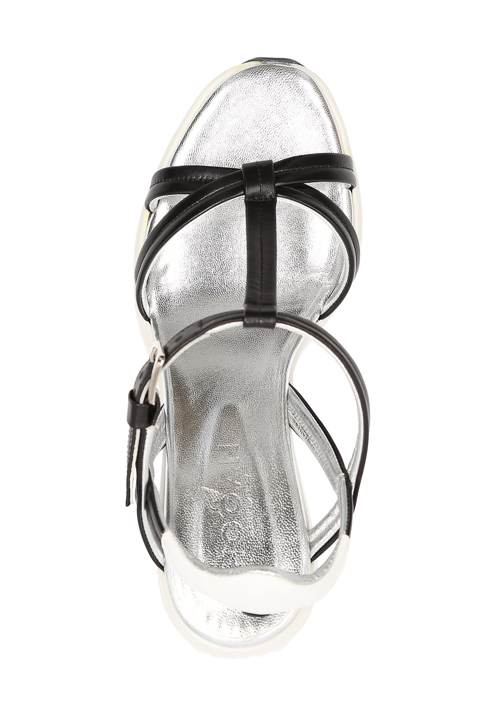 Hogan Sandalo con zeppa da donna nero HXW1460A14033YV3635
