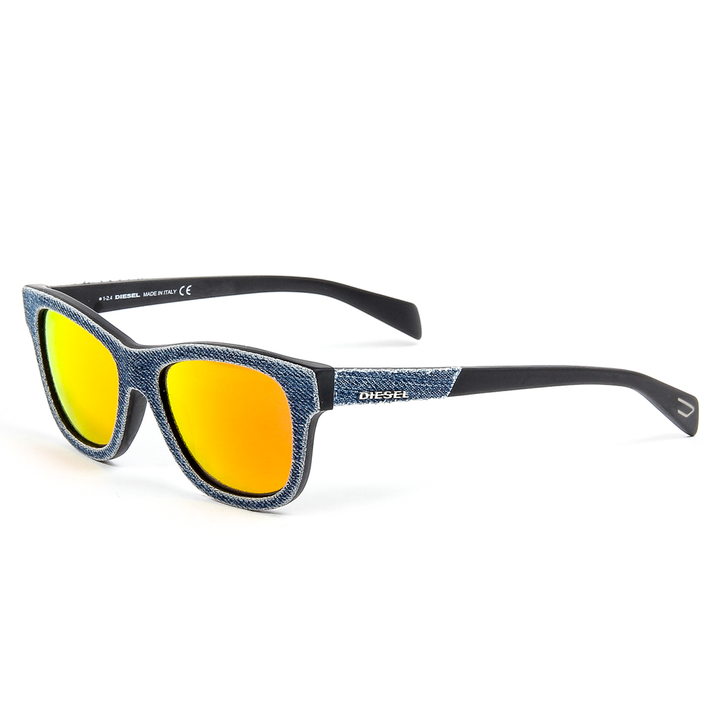 Occhiali da sole Diesel da uomo in denim DL0111 52 90U