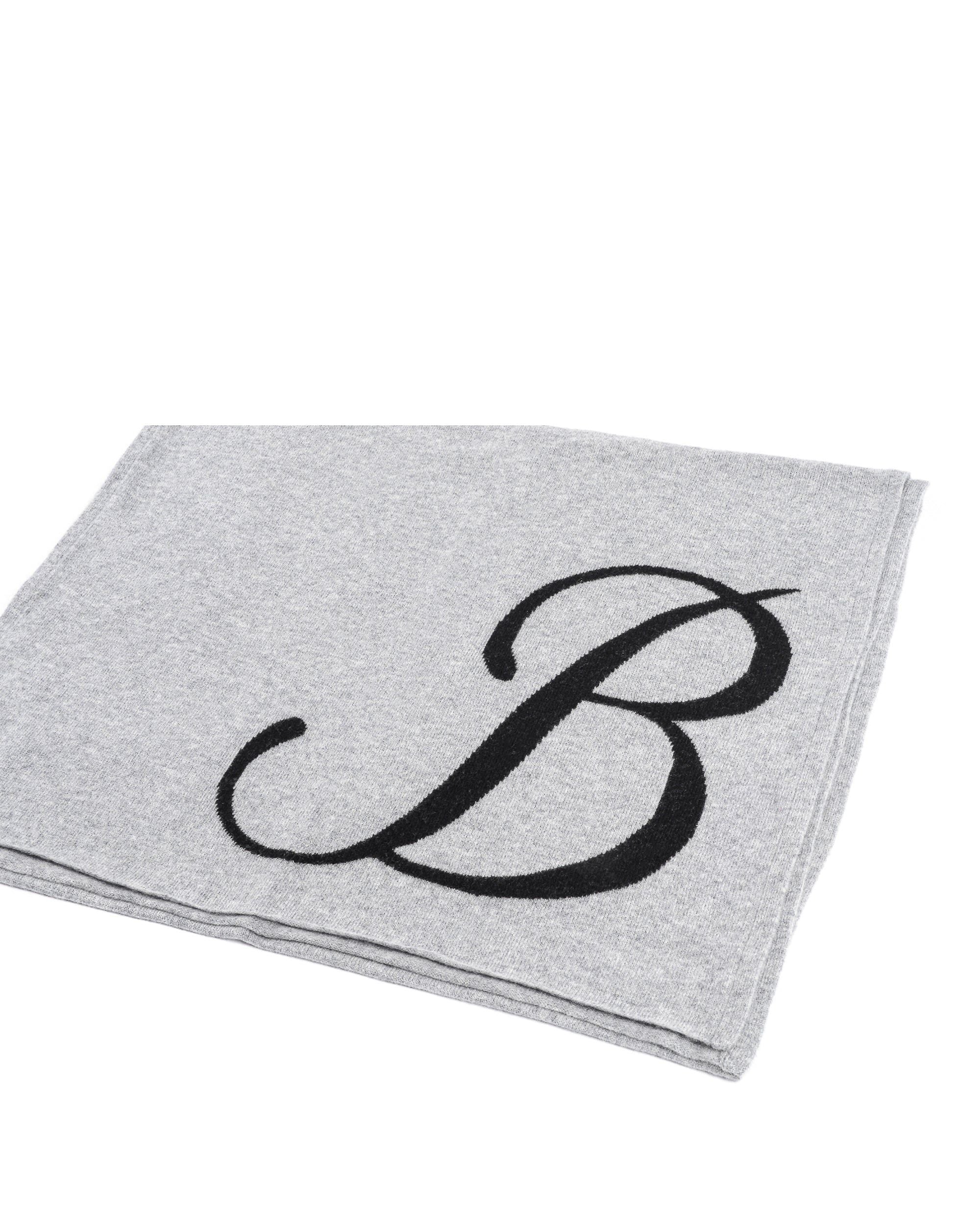 Sciarpa monogrammata Dee Ocleppo DEAN VILLAGE GREY B