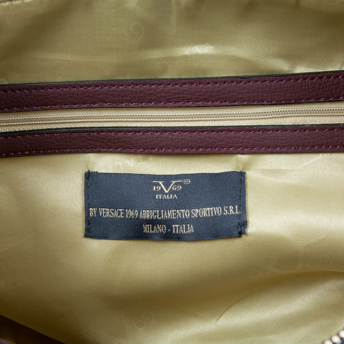 V 1969 Italia Borsa da donna Bordeaux SOPHIA