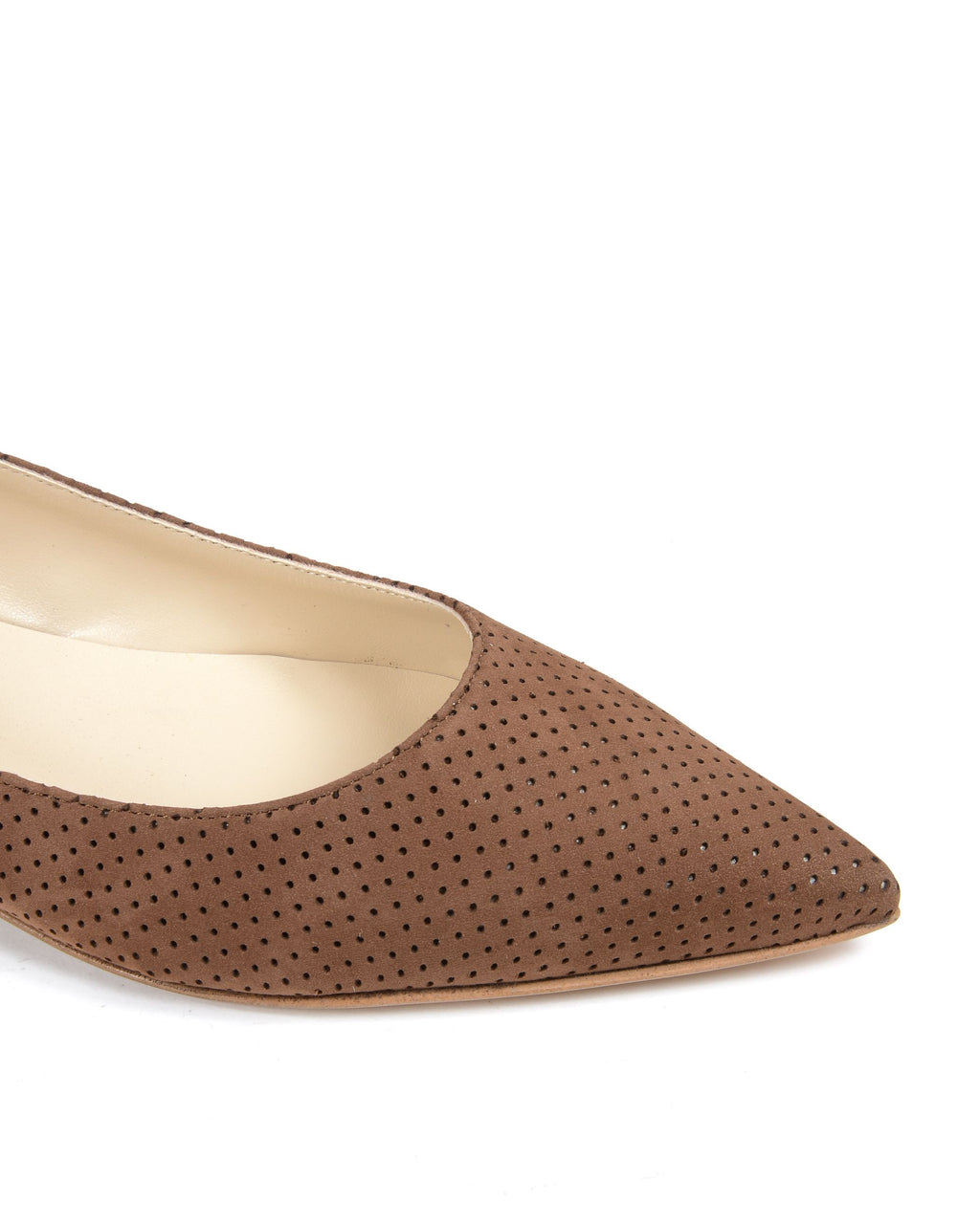 19V69 Italia Womens Ballerina Brown 4747 TRAF CAM MARRONE